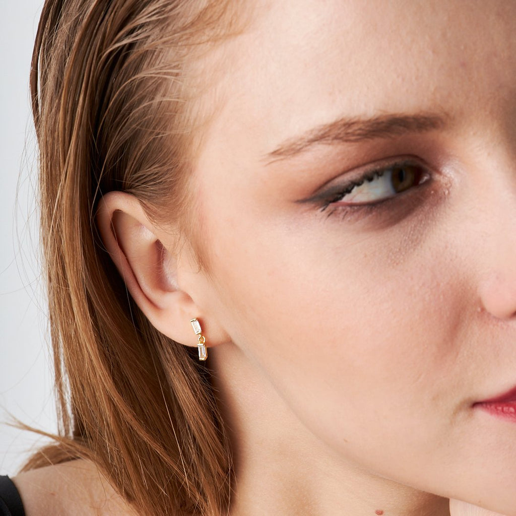 Çift Baget Piercing - 925 GÜMÜŞ