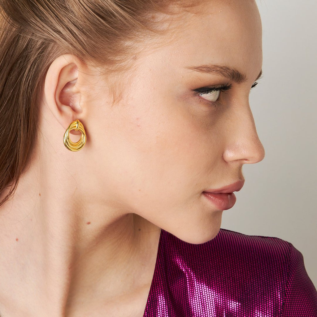 Sarmaşık Küpeler - 925 GÜMÜŞ