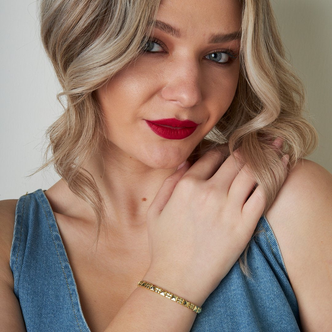 Kabuk Şeklinde Bilezik - 925 GÜMÜŞ