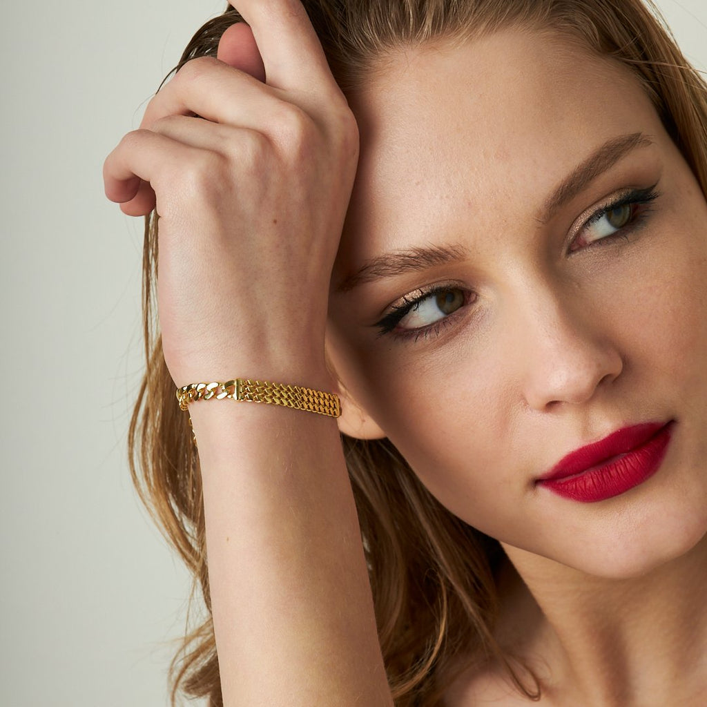 Gurme Balıksırtı Bileklik - 925 GÜMÜŞ