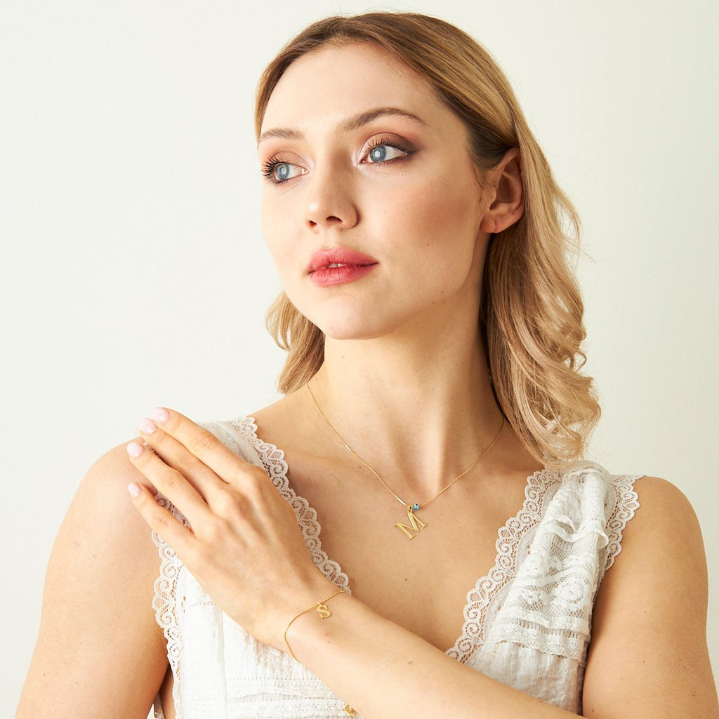 Mektup Zinciri Seti - 925 GÜMÜŞ