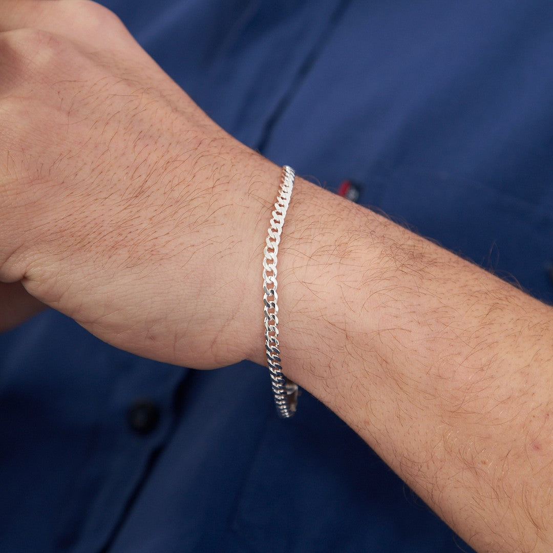 Klasik Model Bileklik - 925 GÜMÜŞ