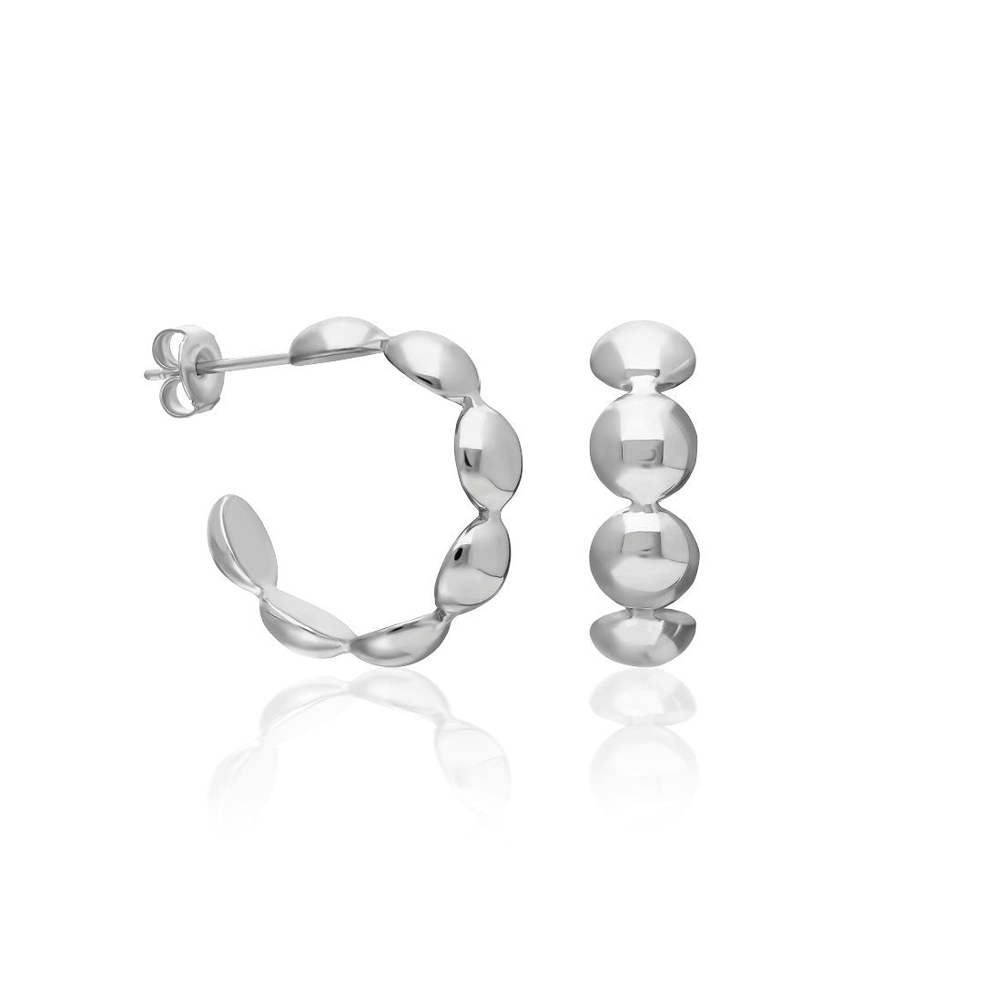 Sade Şık Küpe - 925 GÜMÜŞ