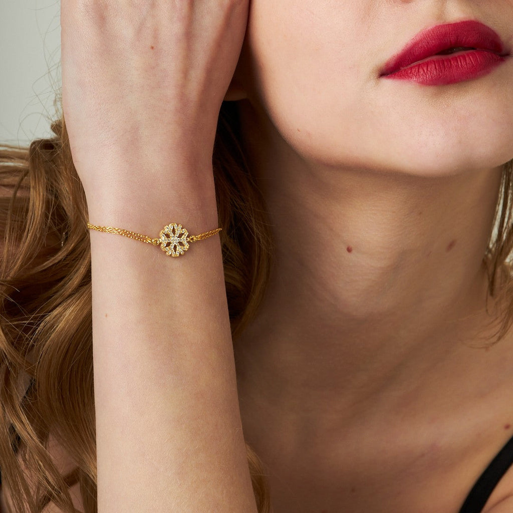 Kar Tanesi Bilezik - 925 GÜMÜŞ