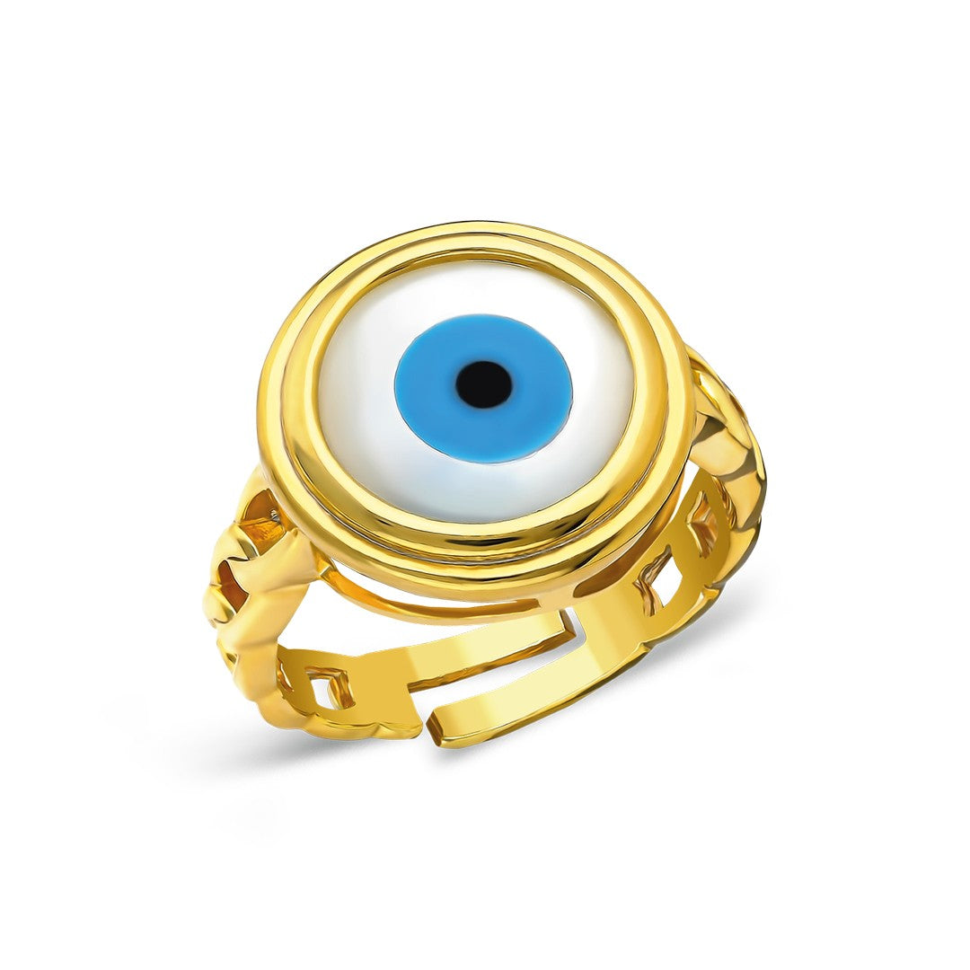 Büyük Göz Yüzük - 925 GÜMÜŞ