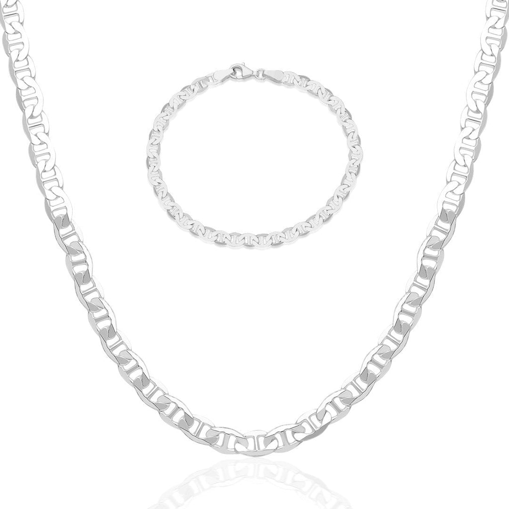 Örme Zincir Set - 925 GÜMÜŞ