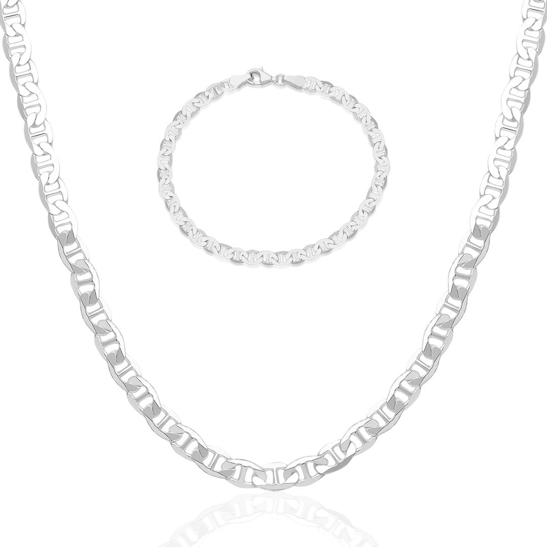 Örme Zincir Set - 925 GÜMÜŞ