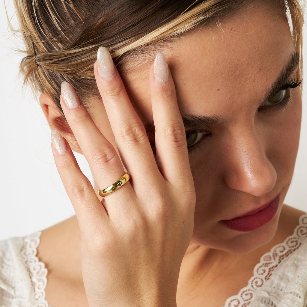 Kuzey Yıldızı Yüzük - 925 GÜMÜŞ