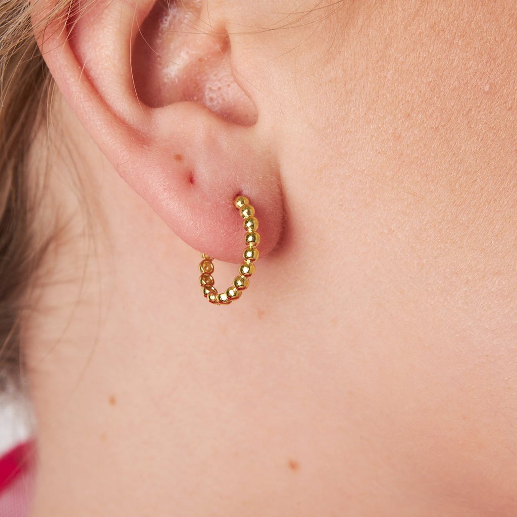 Dorica Halka Küpe - 925 GÜMÜŞ