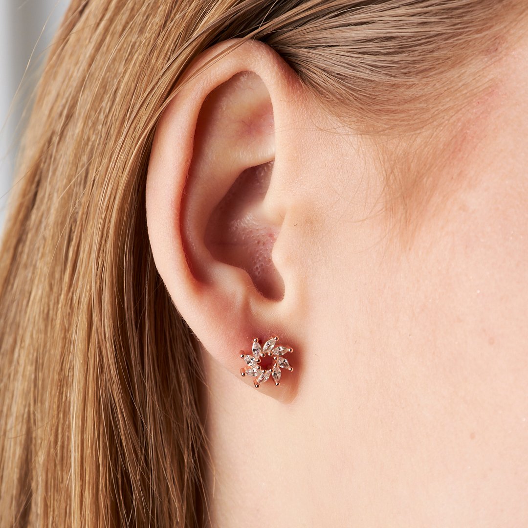 Umut Çiçeği Piercing - 925 GÜMÜŞ