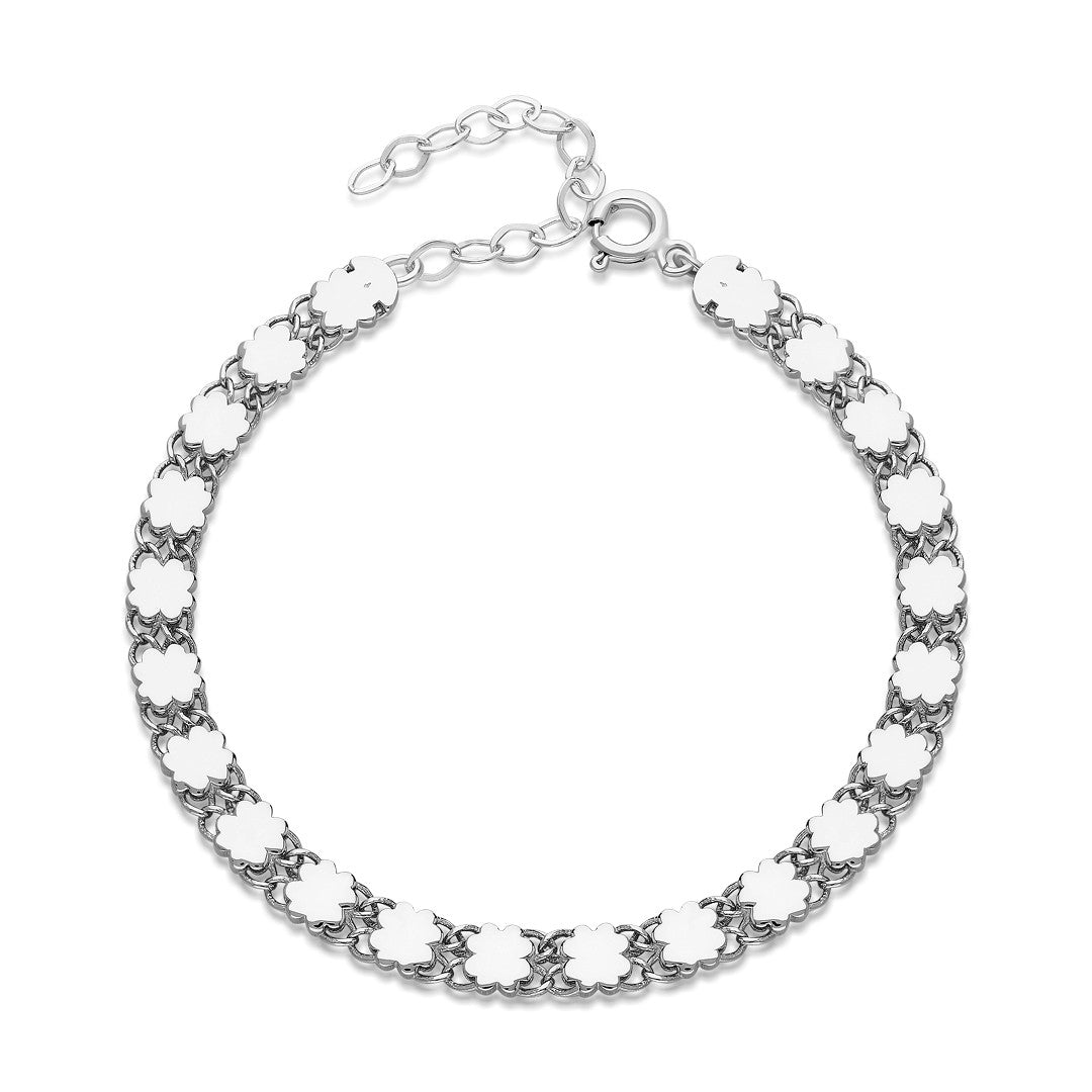 Çınar Yaprağı Bileklik - 925 GÜMÜŞ