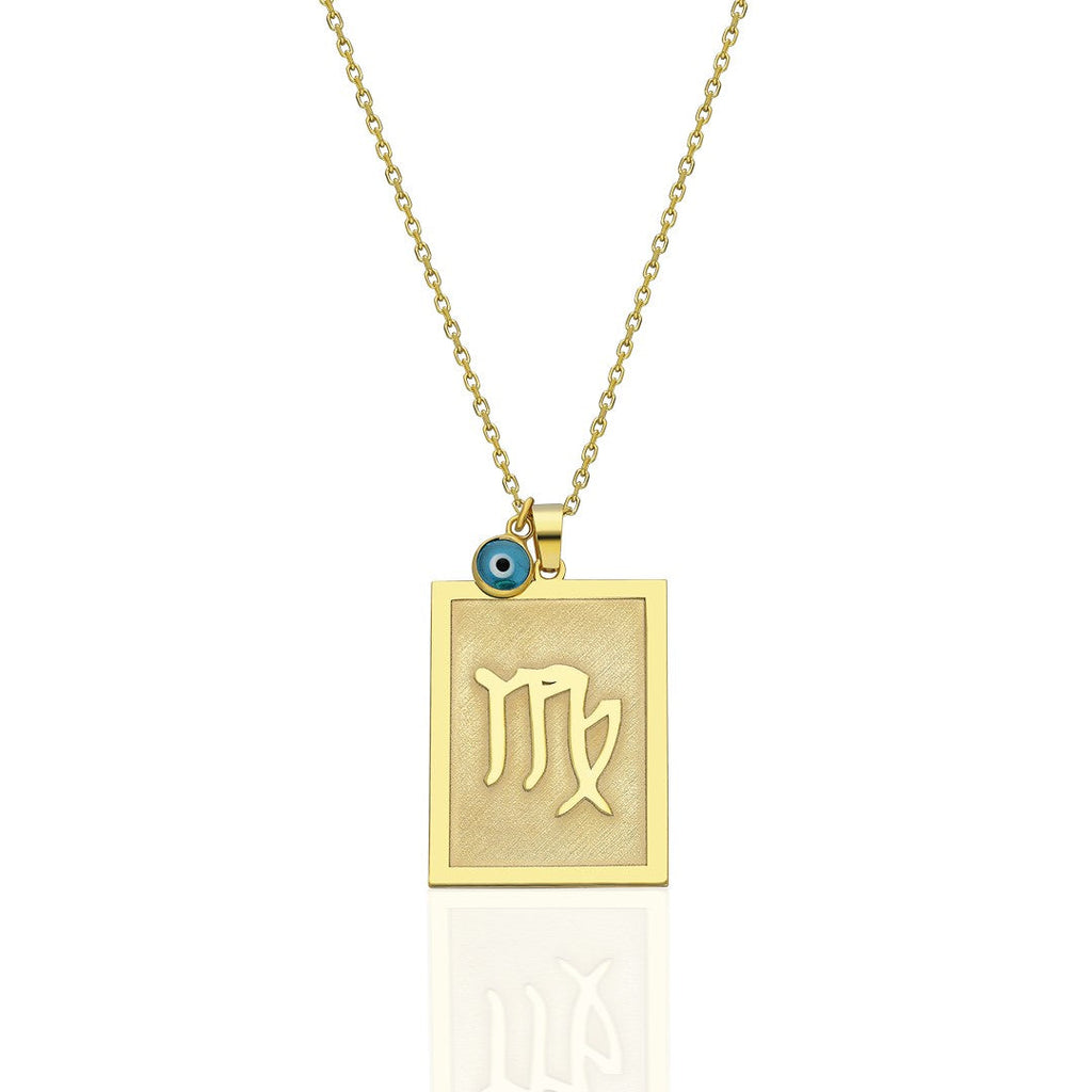 Nazar Başak Burcu Kolye - 925 GÜMÜŞ