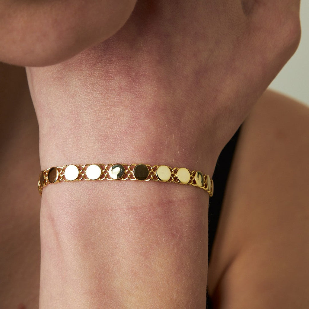 Yuvarlak Zincir Bilezik - 925 GÜMÜŞ