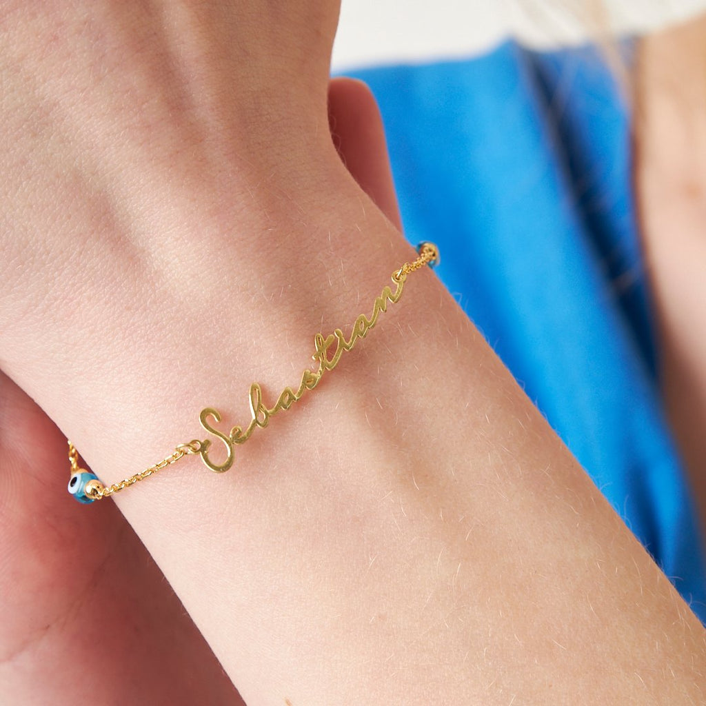 El Yazısı Nazar İsim Seti - 925 GÜMÜŞ