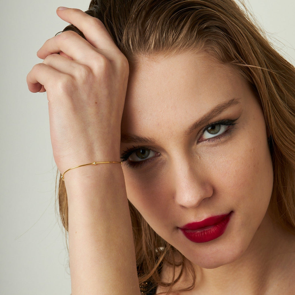 Doricalı Yılan Zincir Bileklik - 925 GÜMÜŞ