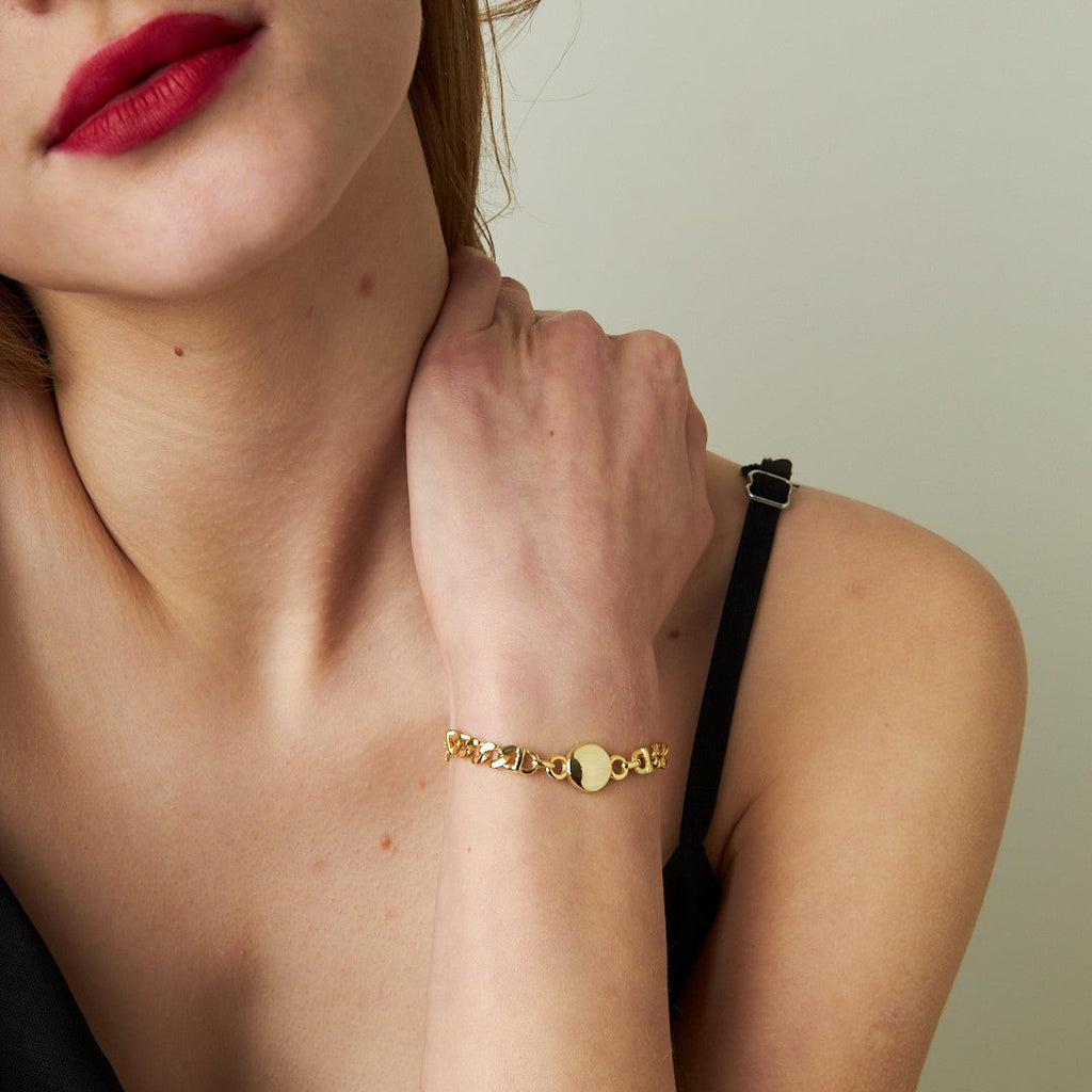 Yuvarlak Gurme Bileklik - 925 GÜMÜŞ