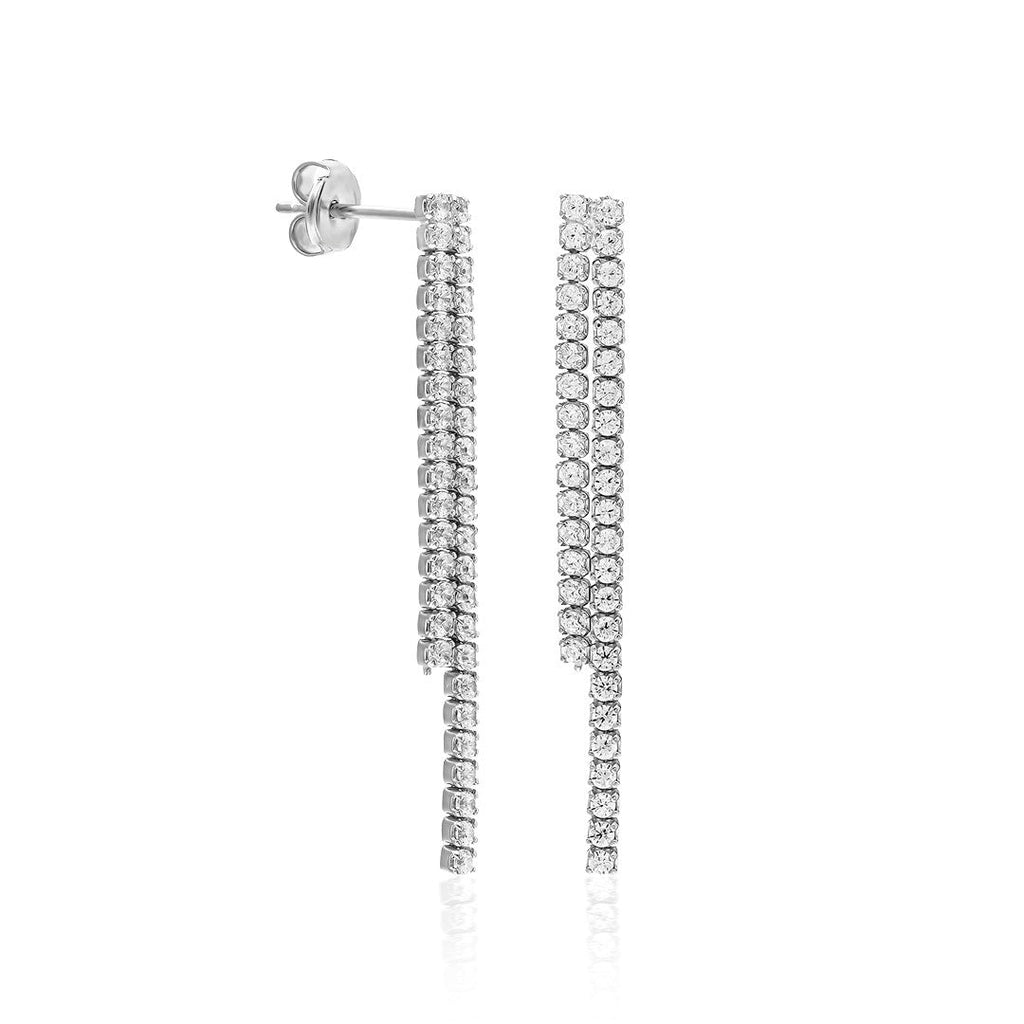 Su Yolları Küpesi - 925 GÜMÜŞ