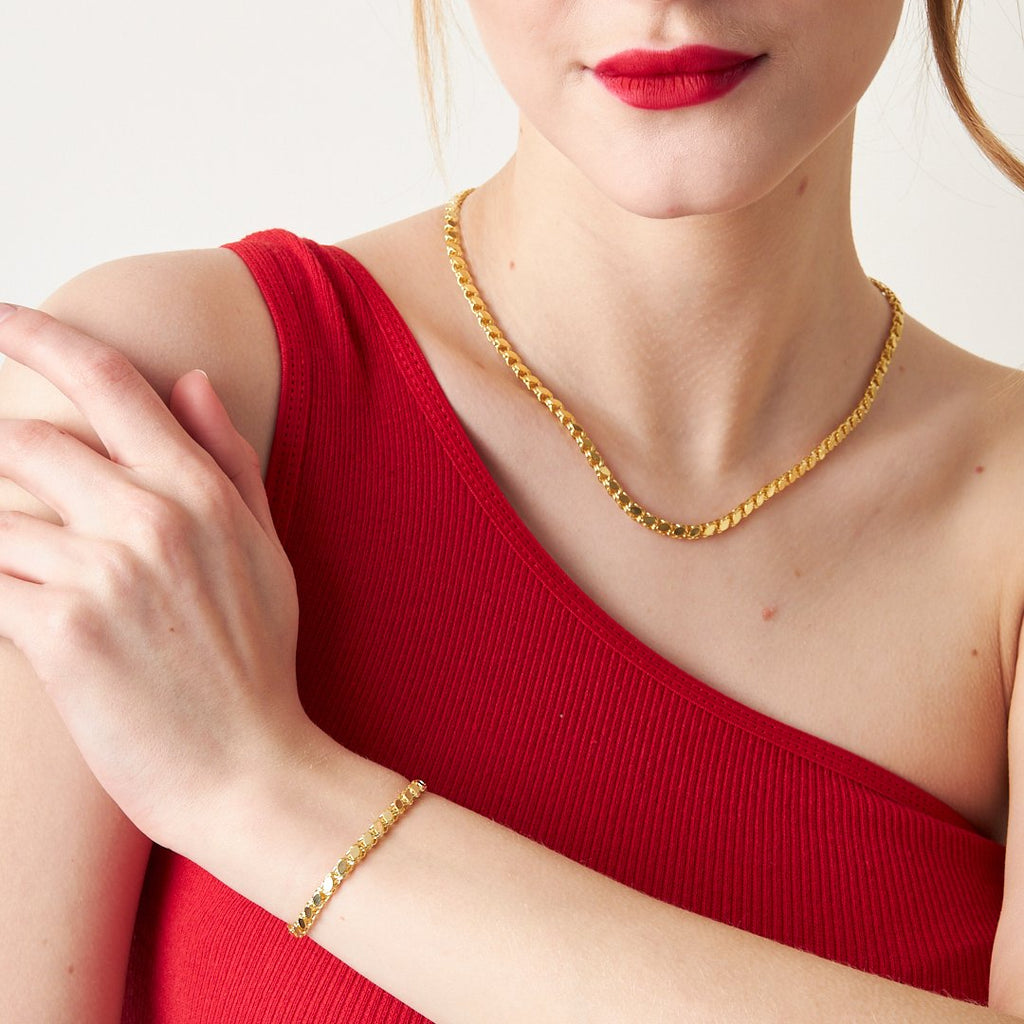 Pullu Zincir Set - 925 GÜMÜŞ