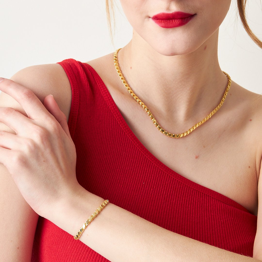 Pullu Zincir Set - 925 GÜMÜŞ