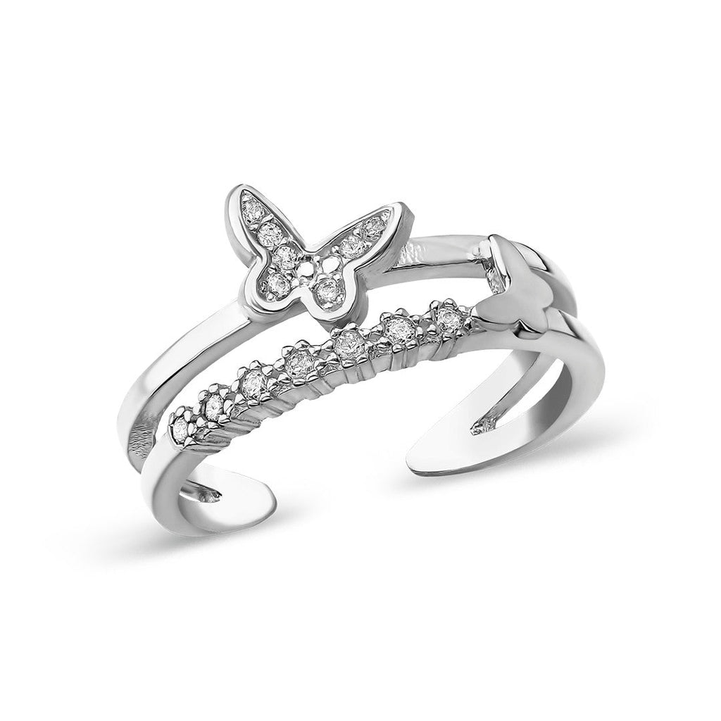 Kelebek Yüzük - 925 GÜMÜŞ