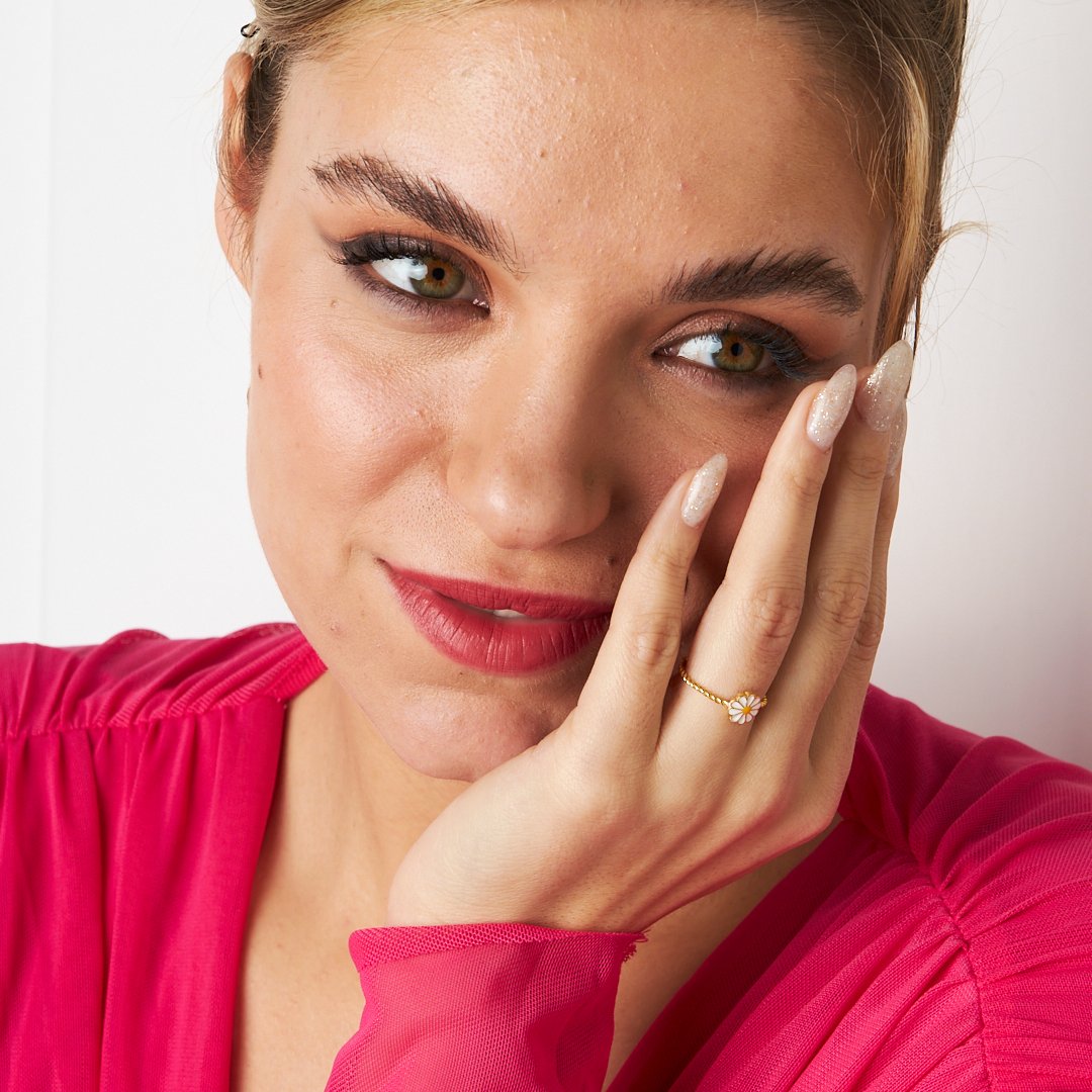 Papatya Yüzük - 925 GÜMÜŞ