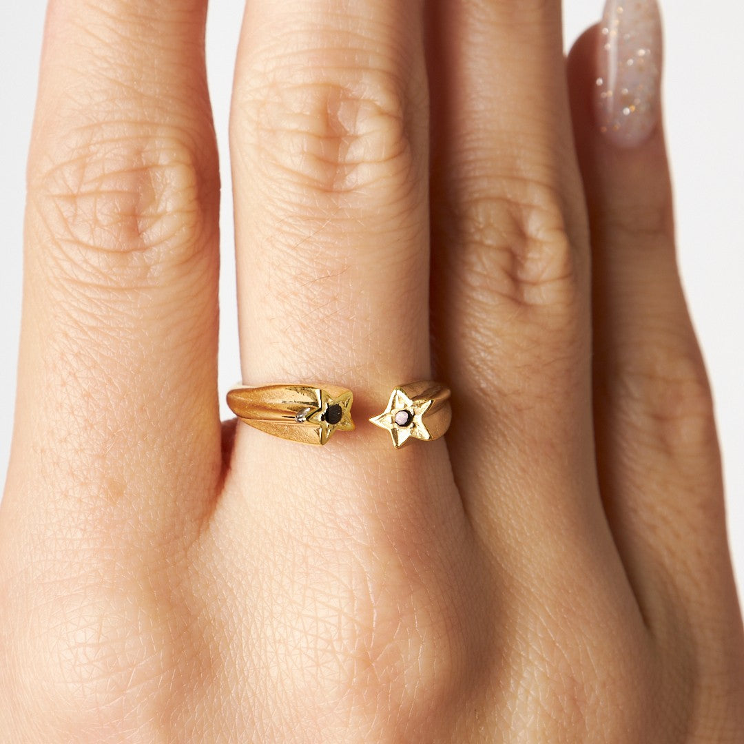 Yıldız Işıltılı Yüzük - 925 GÜMÜŞ