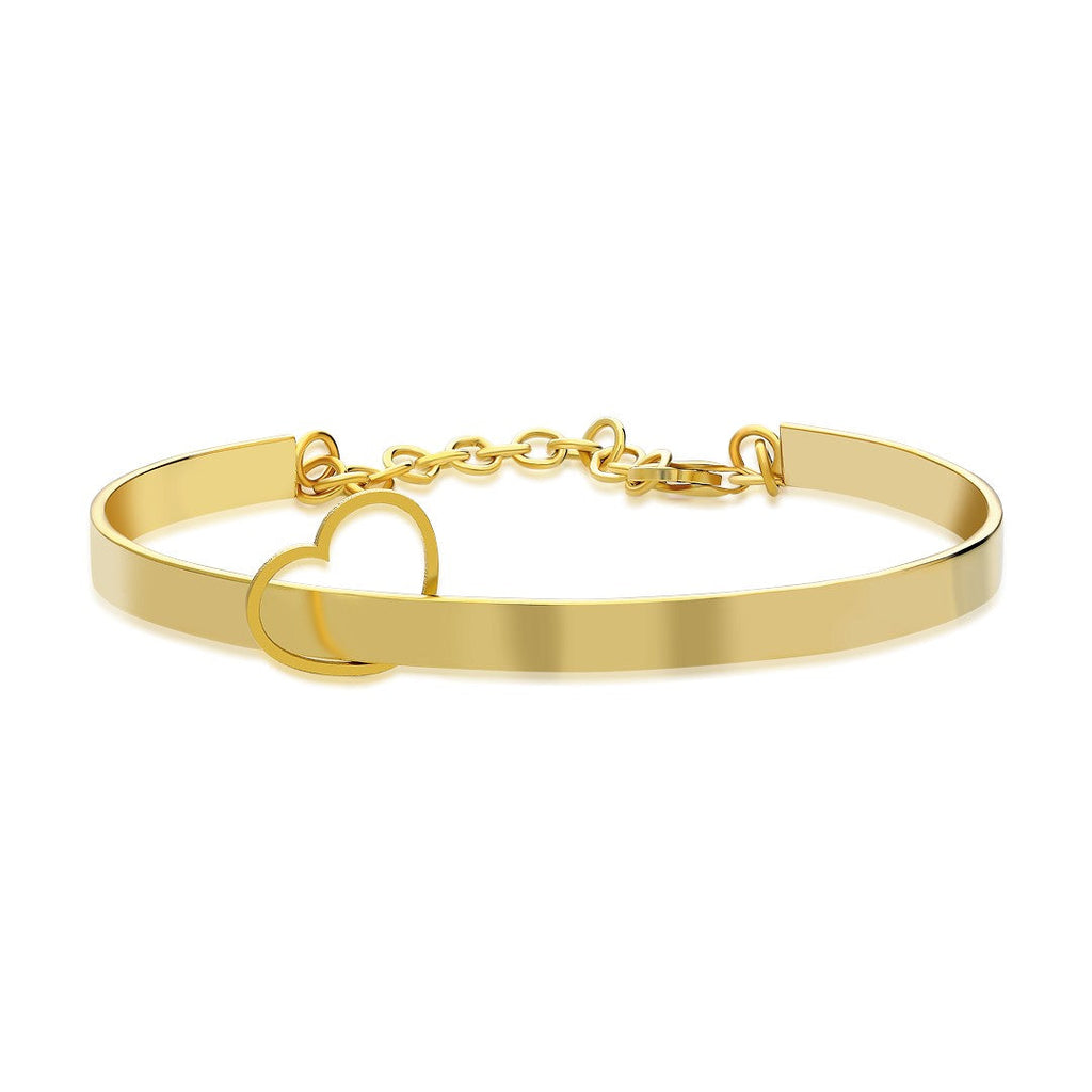 Sallanan Kalpli Manşet Bileklik - 925 GÜMÜŞ