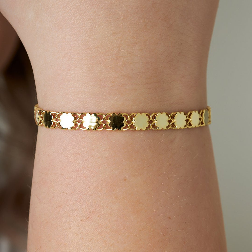 Çınar Yaprağı Bileklik - 925 GÜMÜŞ