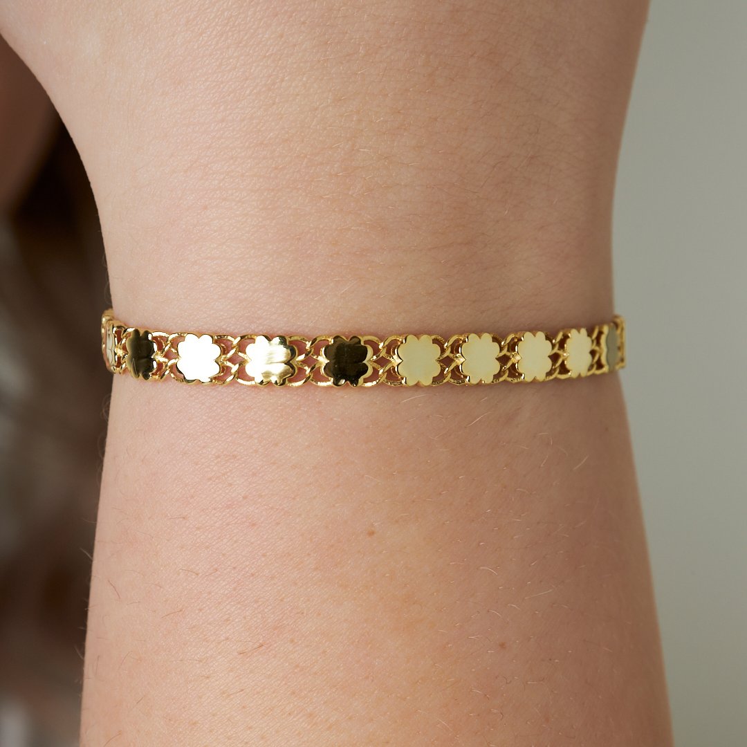 Çınar Yaprağı Bileklik - 925 GÜMÜŞ