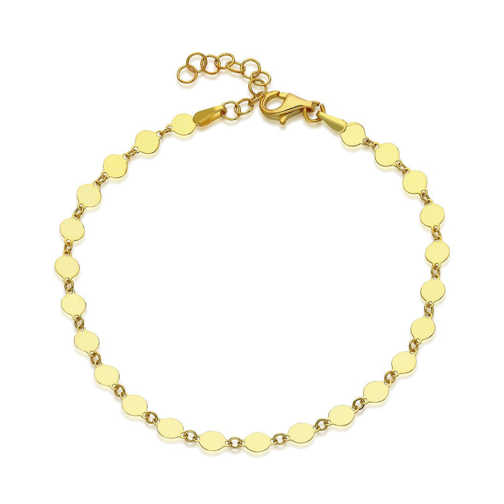 Ayna Bağlantılı Bilezik - 925 GÜMÜŞ