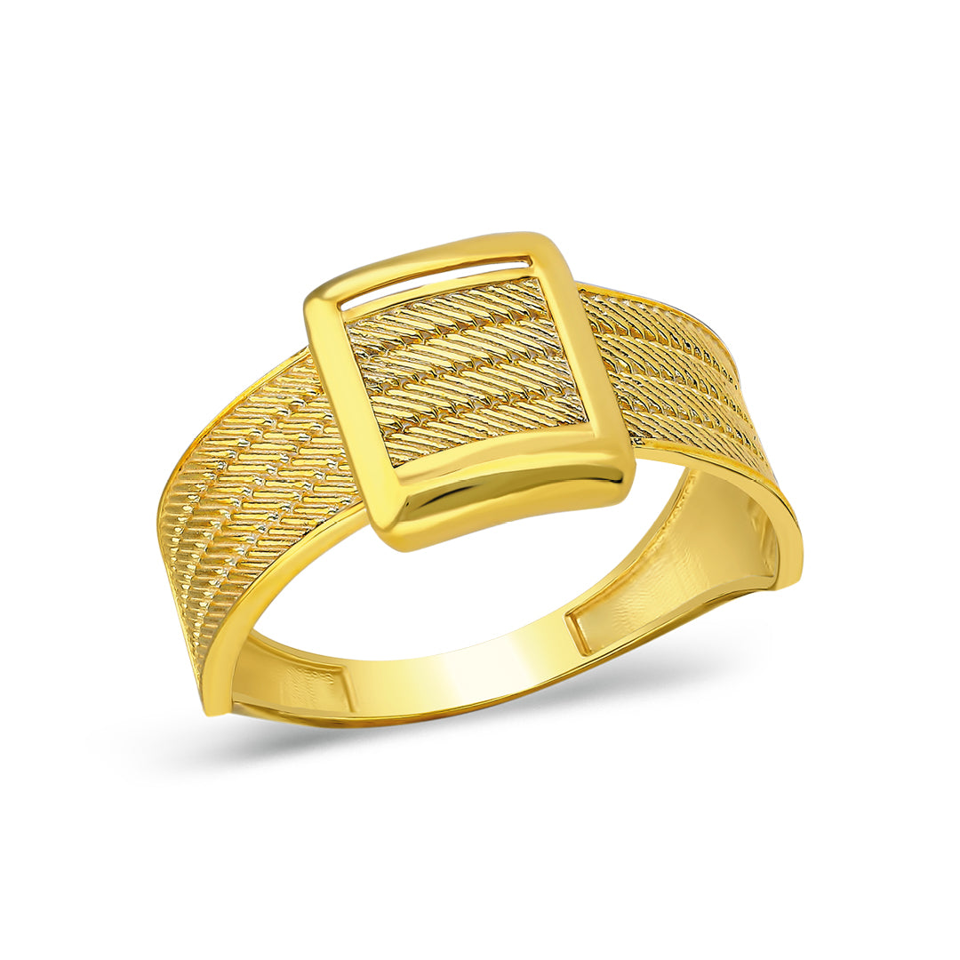 Klasik Tokalı Hasır Yüzük - 925 GÜMÜŞ