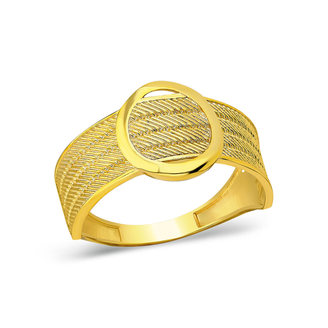 Dört Sıralı Klasik Yuvarlak Hasır Yüzük - 925 GÜMÜŞ