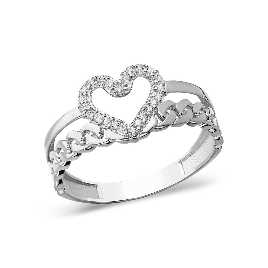 Kalpli Taşlı Yüzük - 925 GÜMÜŞ