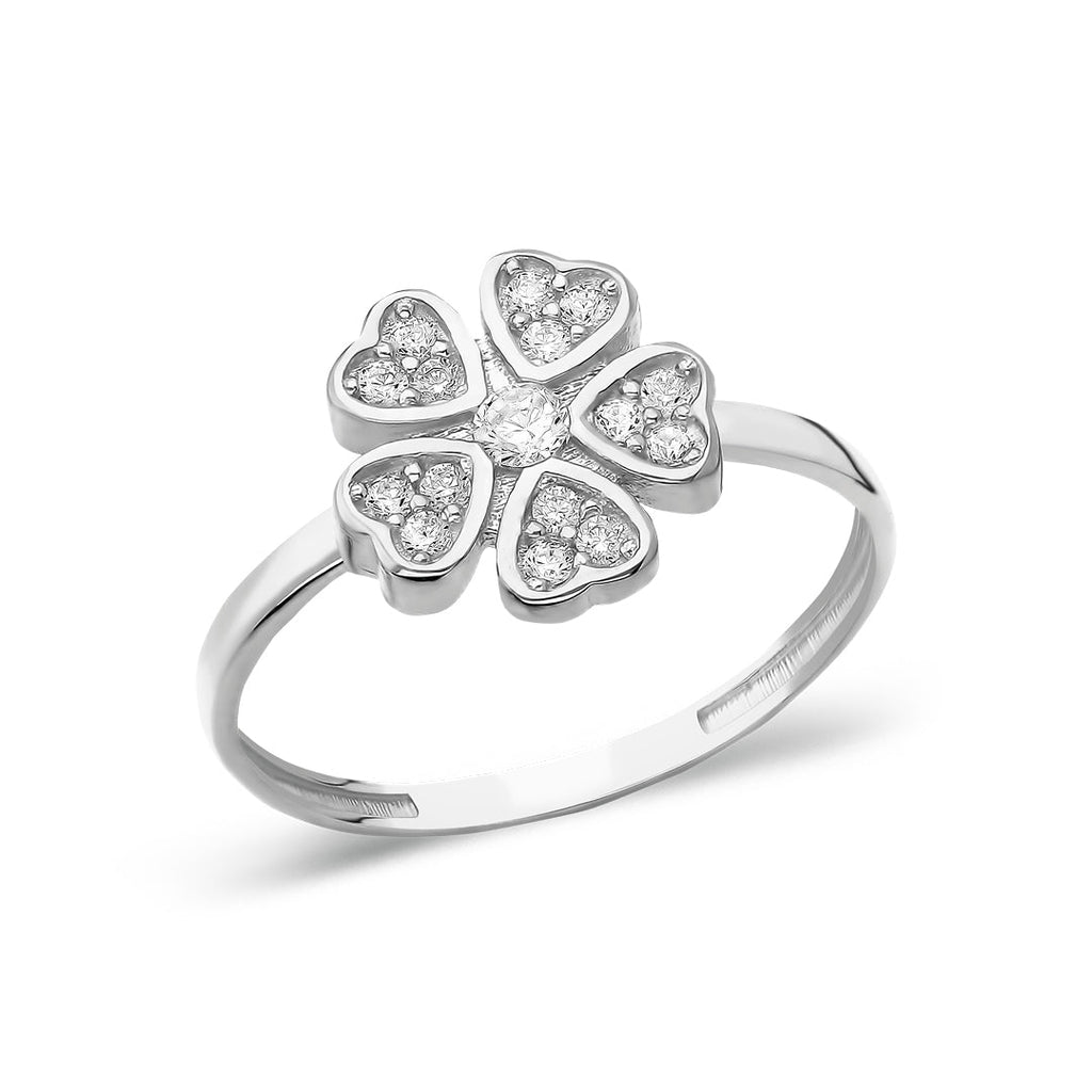 Yonca Taşlı Yüzük - 925 GÜMÜŞ