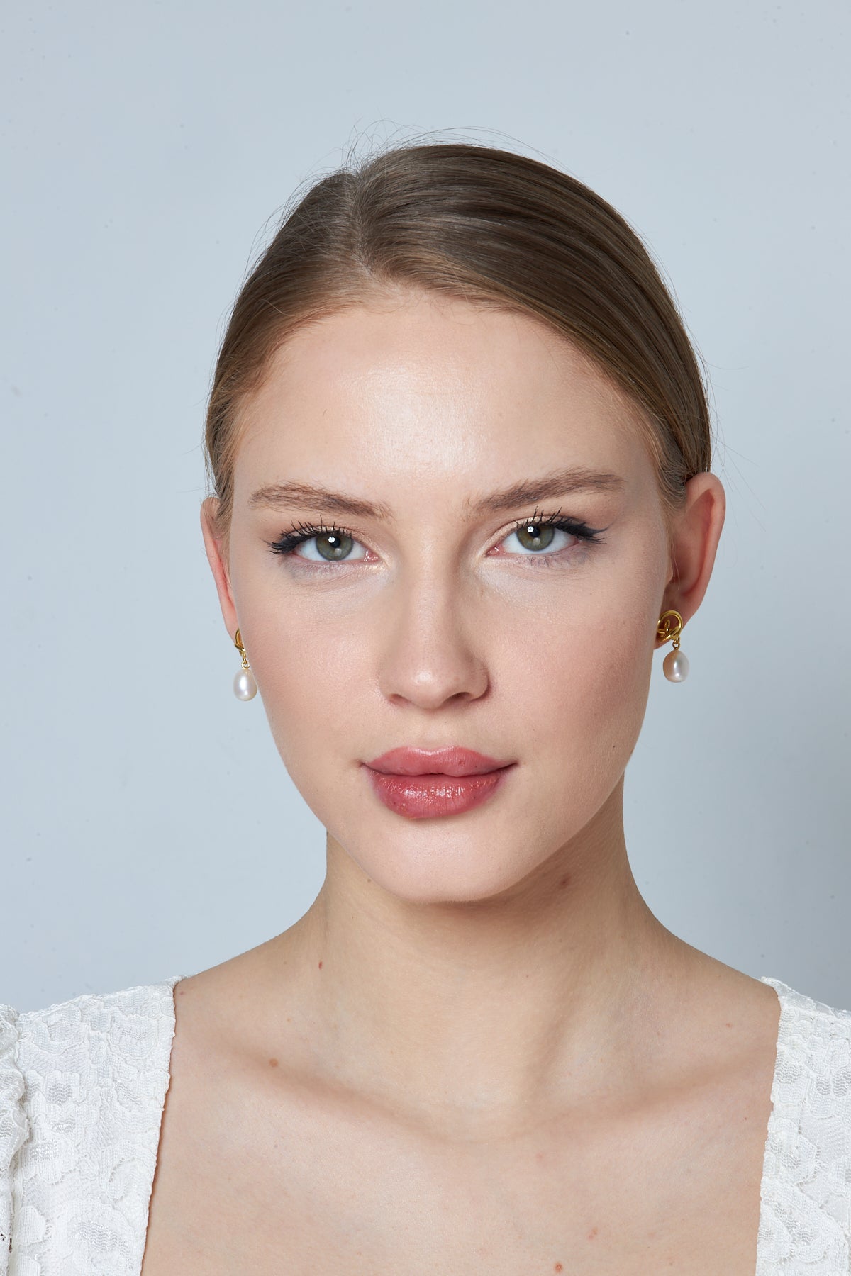 İncili Damla Küpe - 925 GÜMÜŞ